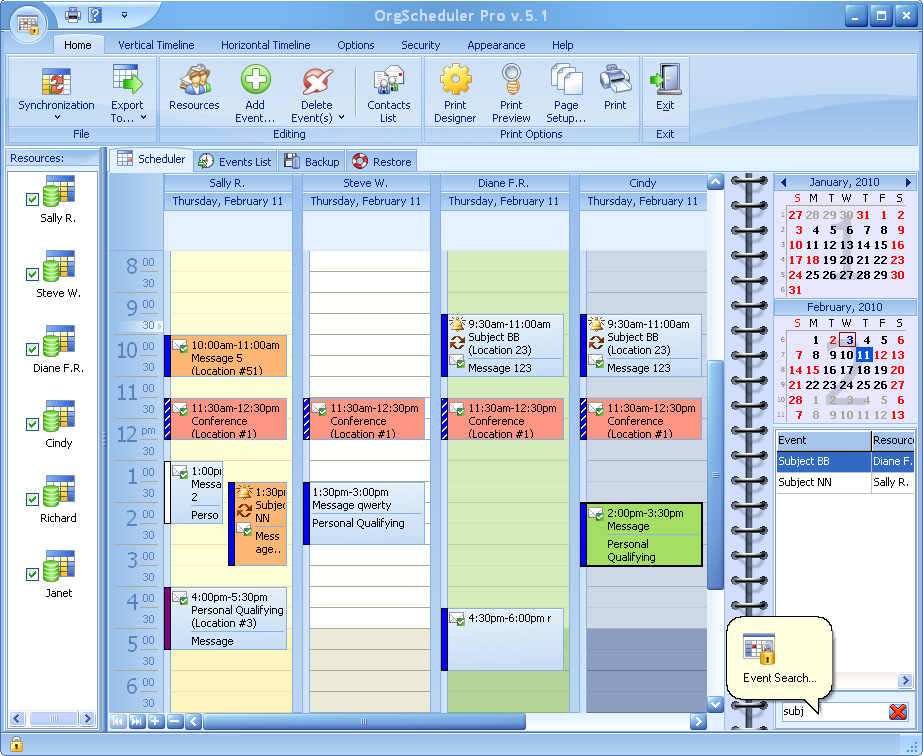 OrgScheduler Pro 6.7