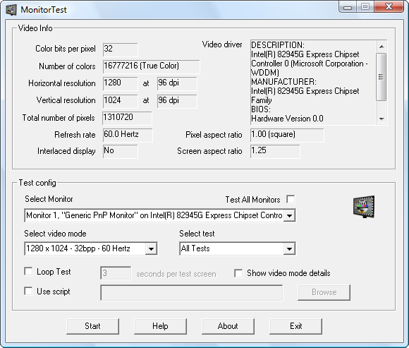 PassMark MonitorTest 3.2.1003