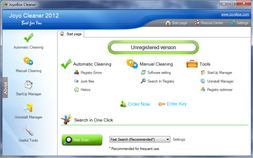 JoyoBox Software JoyoBox Cleaner 2012 4.1