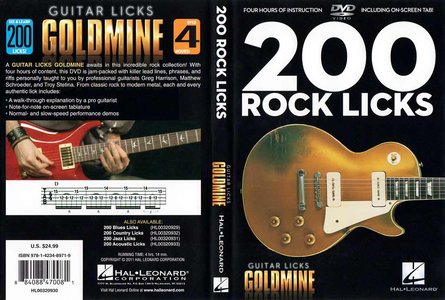 Guitar Licks Goldmine – 200 Rock Licks