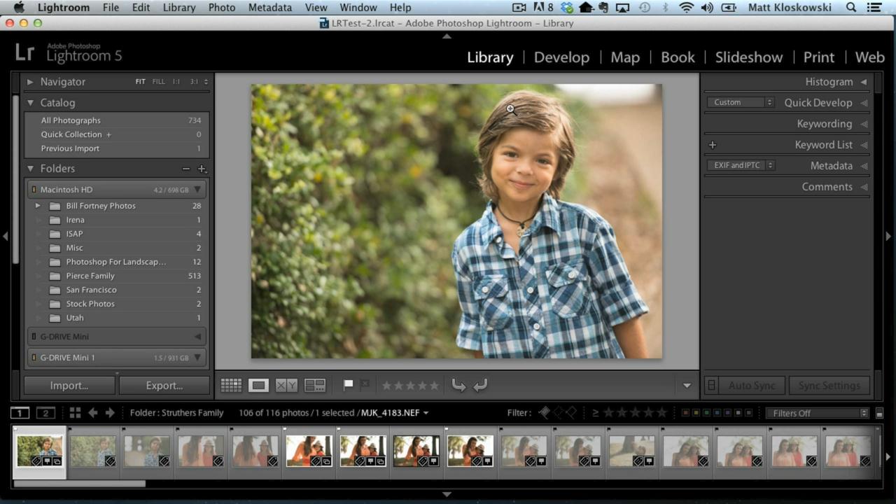 Lightroom 5 In Depth: Importing, Catalogs, and Organizing Your Photos with Matt Kloskowski