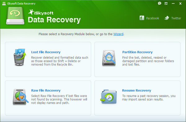 iSkysoft Data Recovery 1.0.0.14