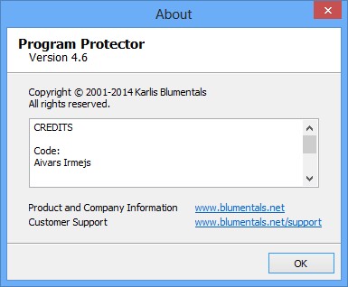 Blumentals Program Protector 4.6.0.18