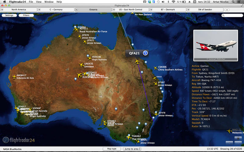 Flightradar24 v1.9.8 Retail (Mac OS X)