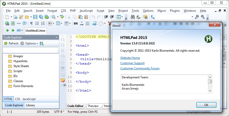 Blumentals HTMLPad 2015 13.0.0.162