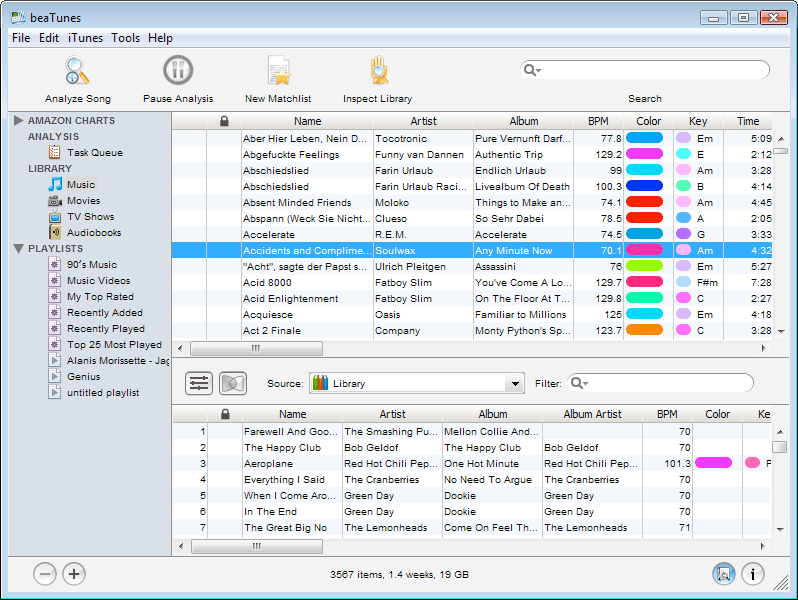 beaTunes 4.0.21 (Mac OS X)