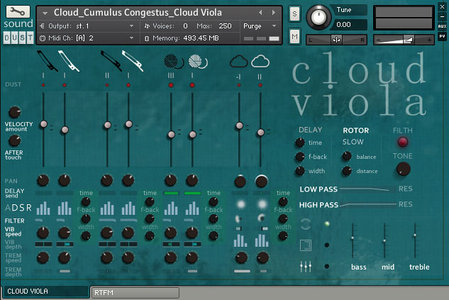 Sound DUST Cloud Viola KONTAKT