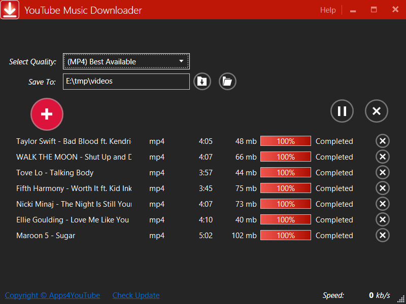 Apps4YouTube YouTube Music Downloader 5.4.4.8