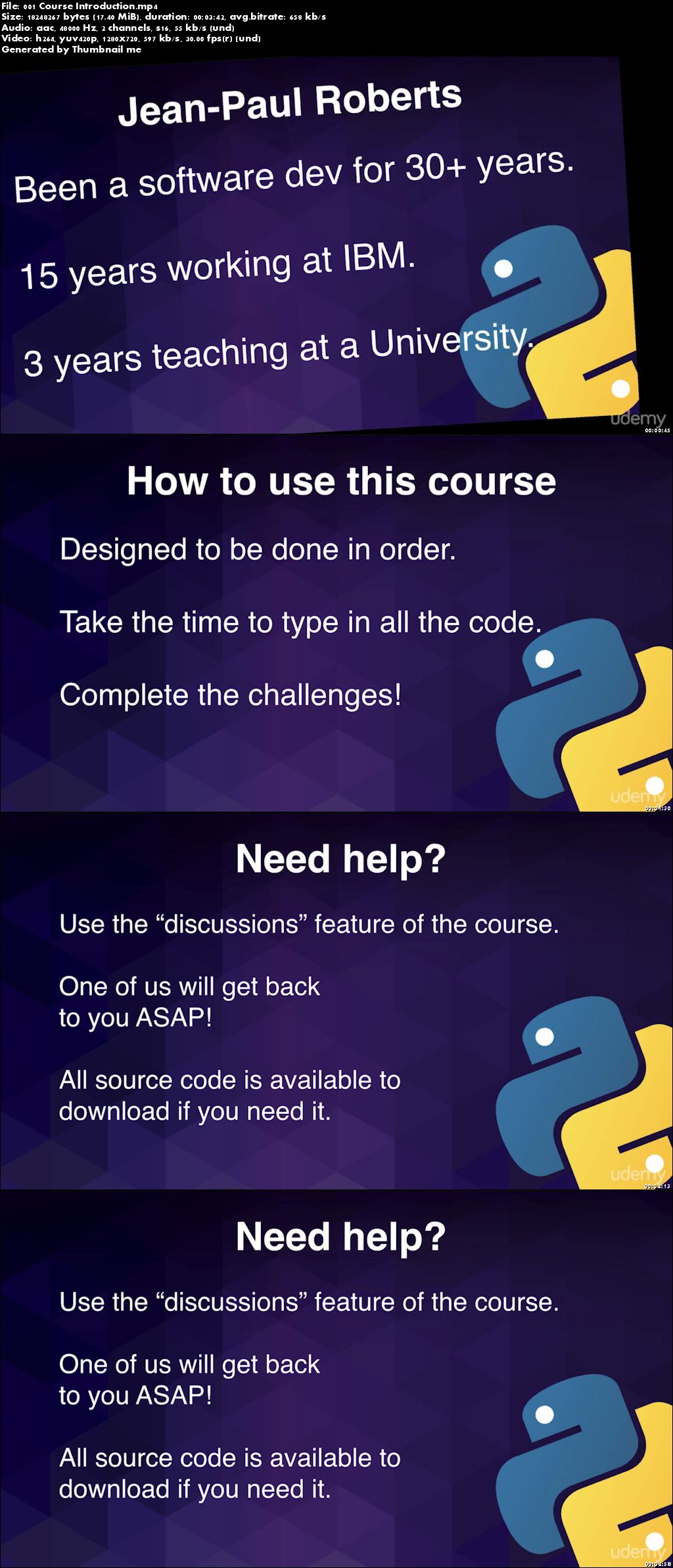 The Complete Python Developer Course