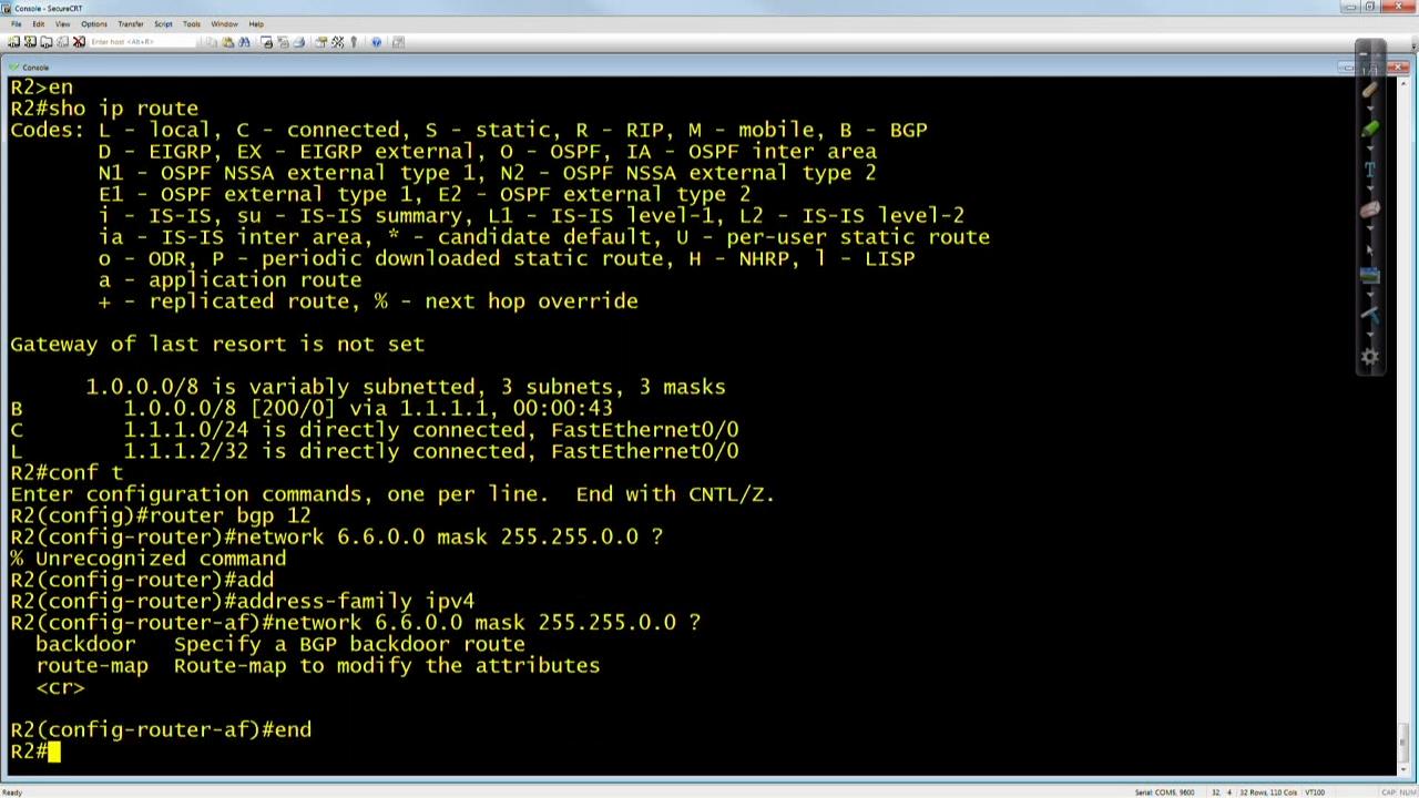 INE - Route: BGP Details and Implementation - Part 2