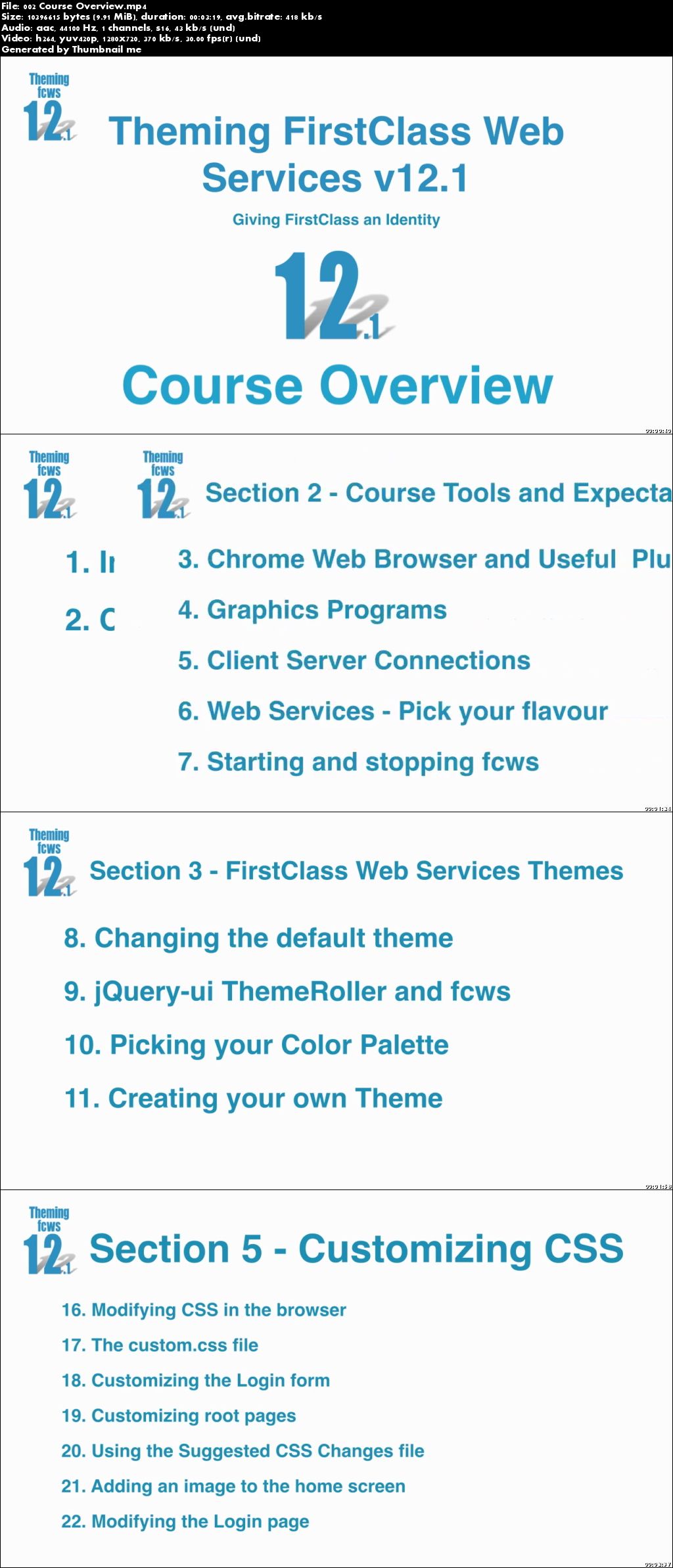 Theming FirstClass Web Services 12.1