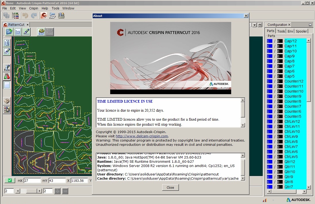 Autodesk Crispin PatternCut & ShoeCost 2016 R1 SP1