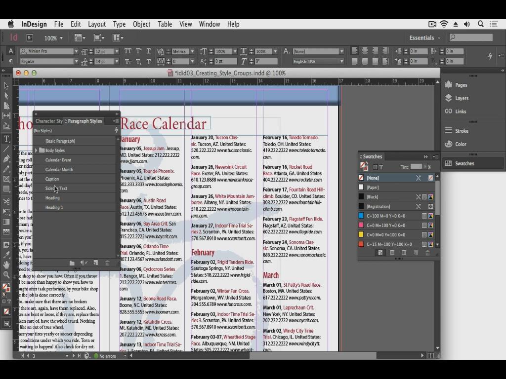 LearnNowOnline - InDesign CC In-Depth, Part 2: Styles and Libraries