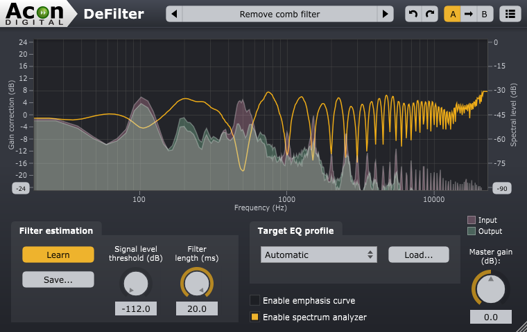 Acon Digital DeFilter 1.0.2 (Win/Mac)