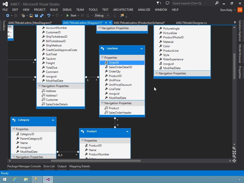 LearnNowOnline - Entity Framework 6.1: ORM and Modifying Entities