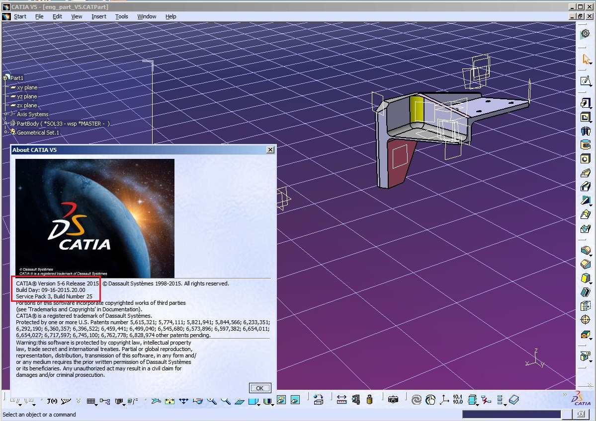 DS CATIA V5-6R2015 SP3 Update