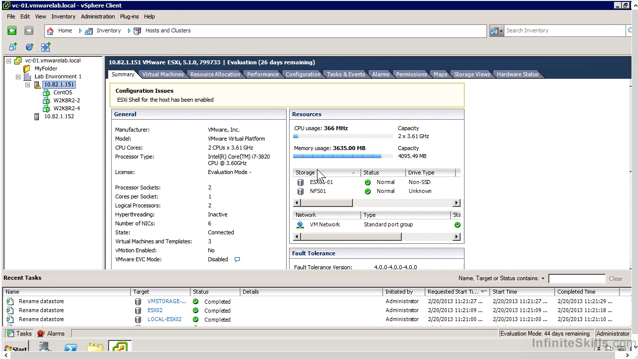 Infinite Skills - VMware ESXi and vSphere Admin Tutorial [repost]