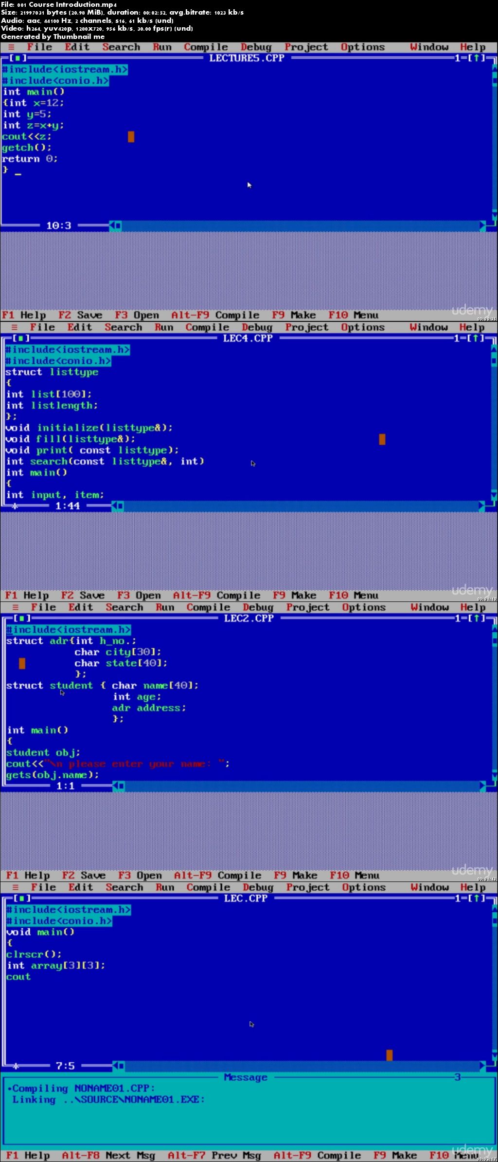 C++ : Intermediate training of C++