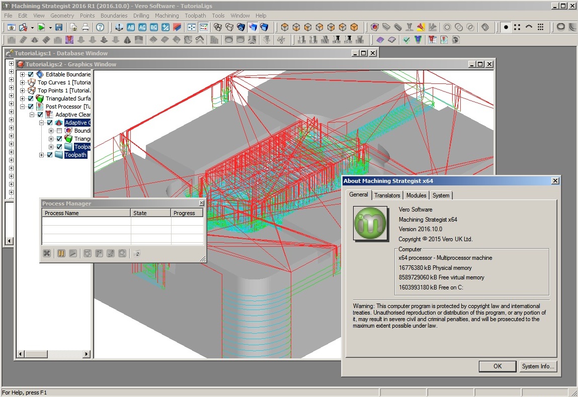 Vero Machining Strategist 2016 R1