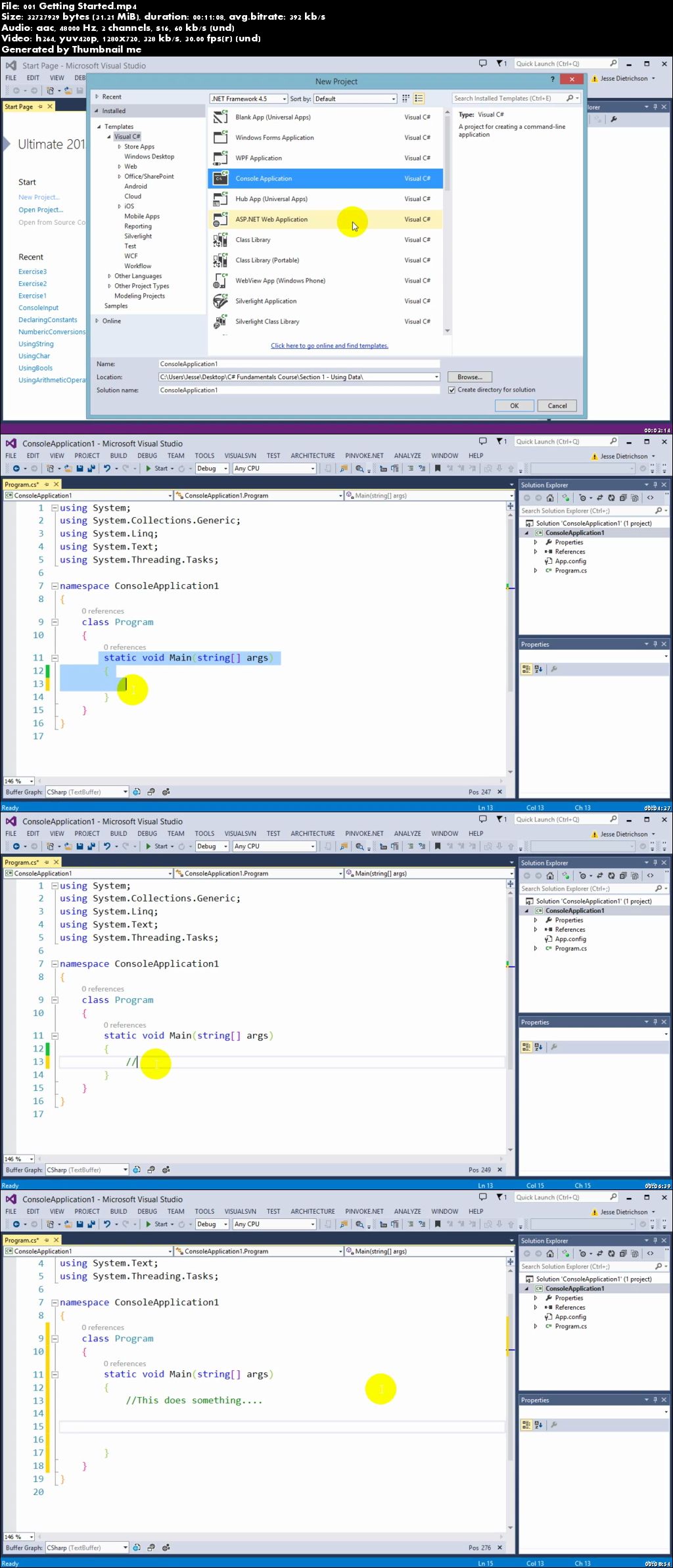 Fundamentals of Programming: Understanding C#