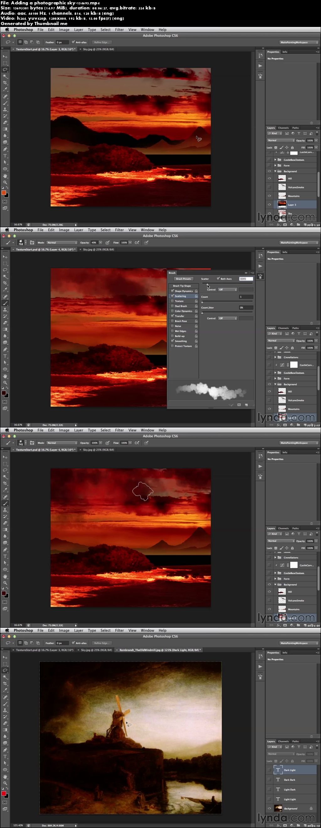 Lynda - Digital Matte Painting Essentials 4: Texturing