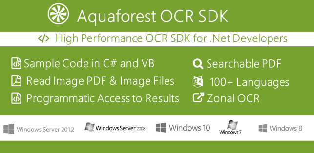 Aquaforest OCR SDK 2.10.51008.0