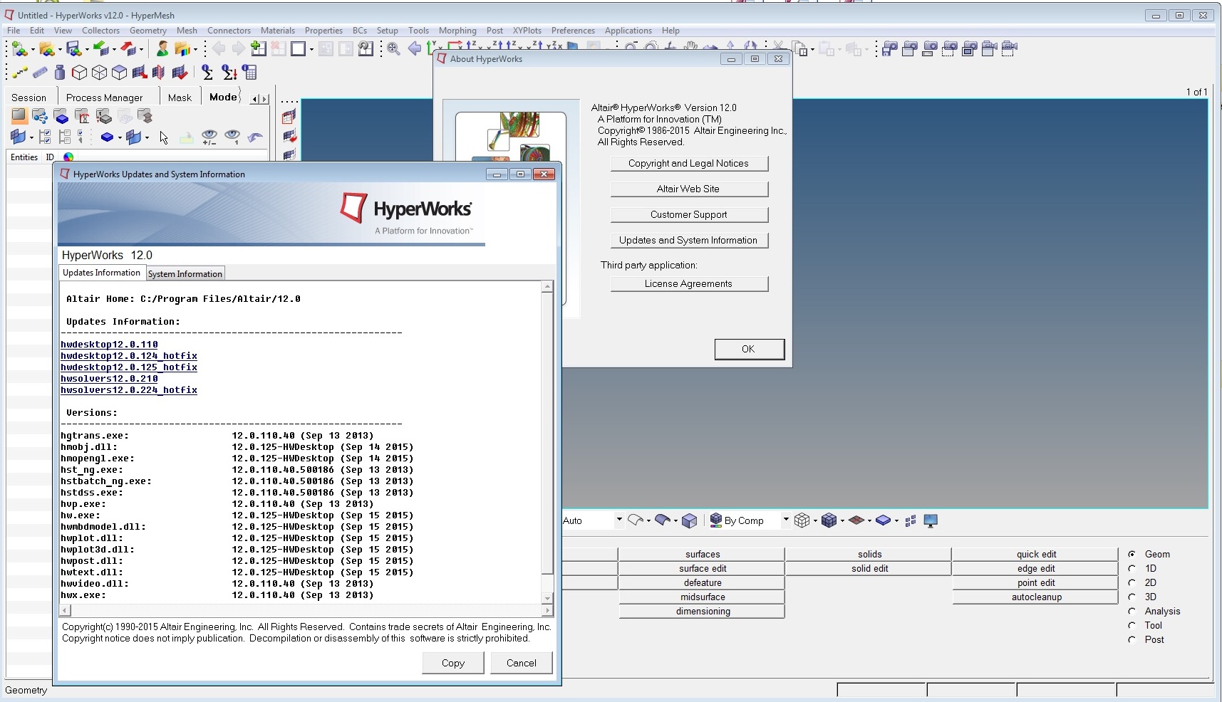 Altair HyperWorks Desktop 12.0.125 Update