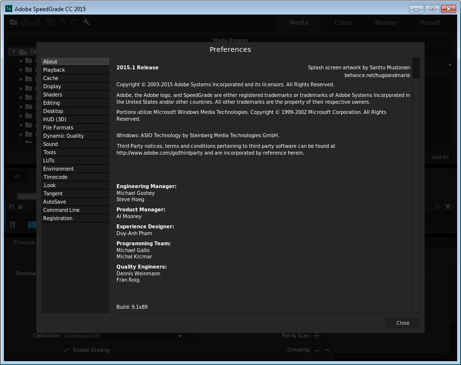 Adobe SpeedGrade CC 2015 9.1.0 Multilingual
