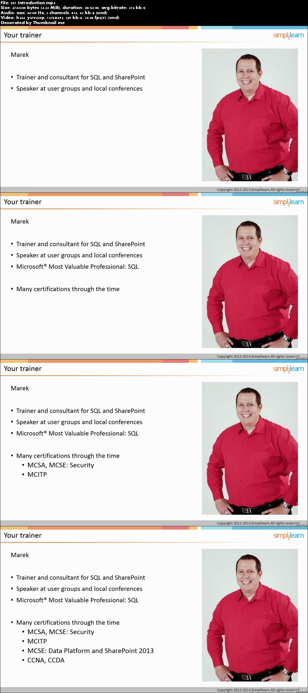 Certified MS SQL - Database Fundamentals