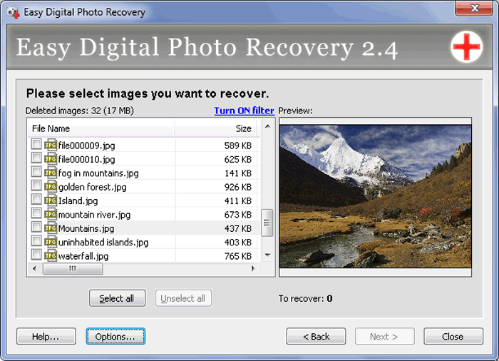 Easy Digital Photo Recovery 3.0