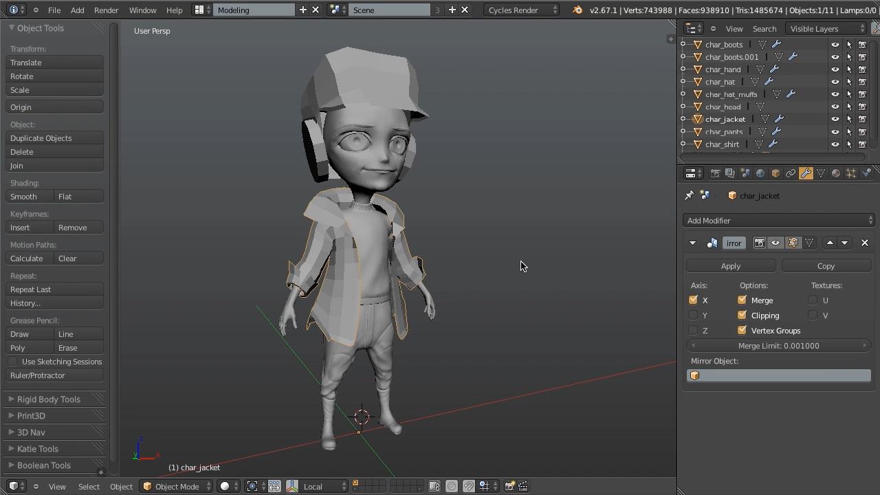 CG Cookie - Introduction to Character Modeling