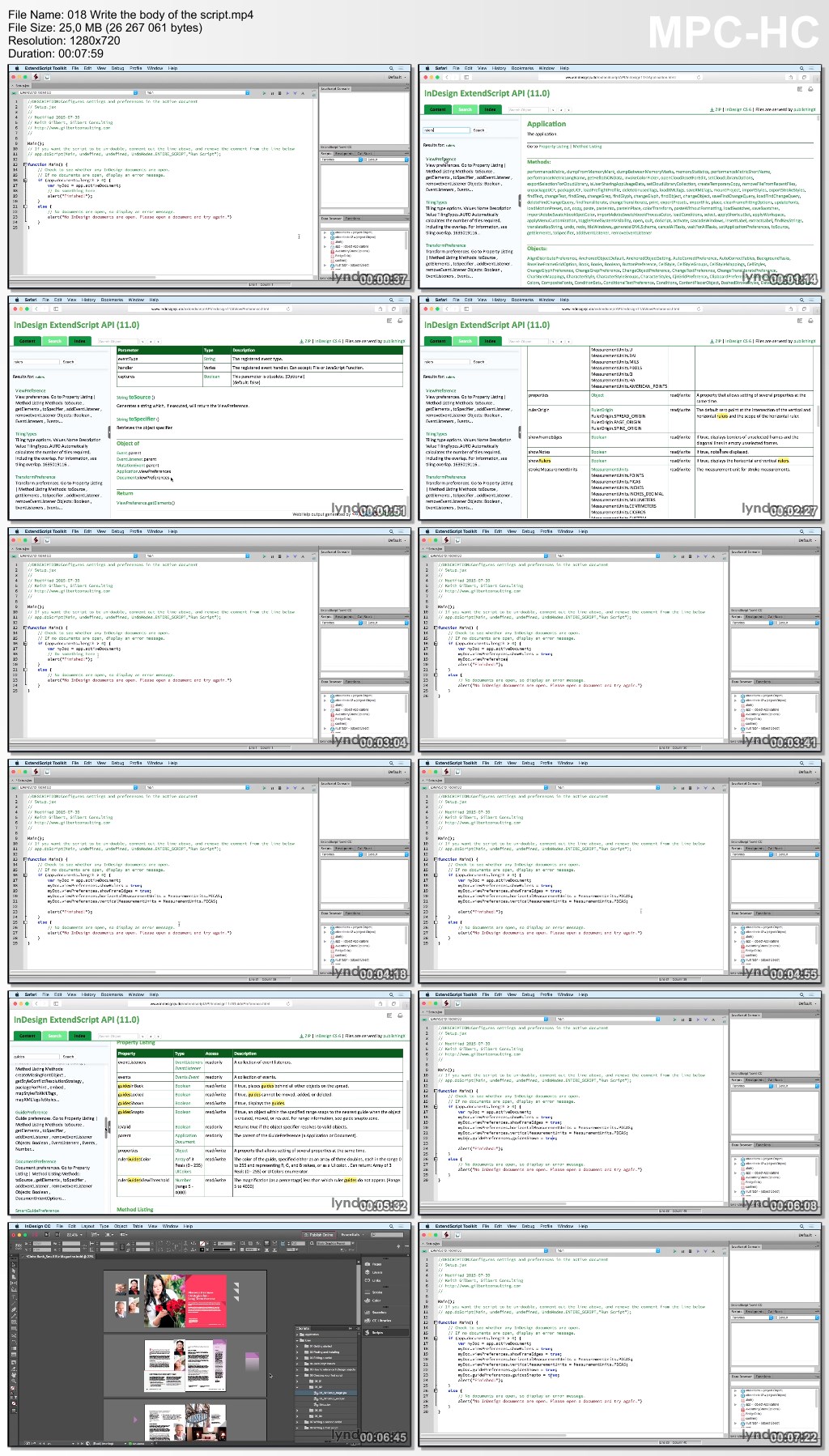 Lynda - InDesign Scripting Made Easy