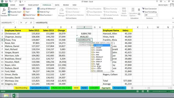 Lynda - Excel 2013 Tutorials: Advanced Formulas and Functions