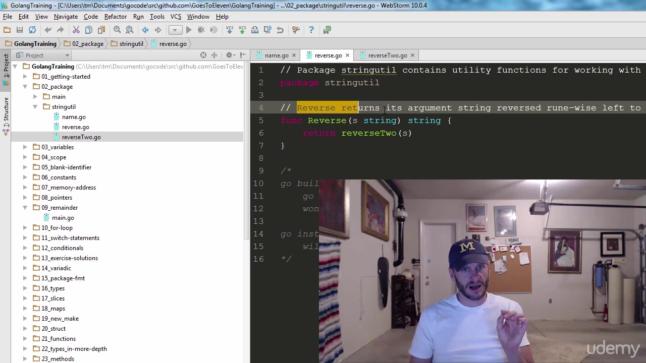 Udemy: Learn How To Code: Google's Go (golang) Programming Language