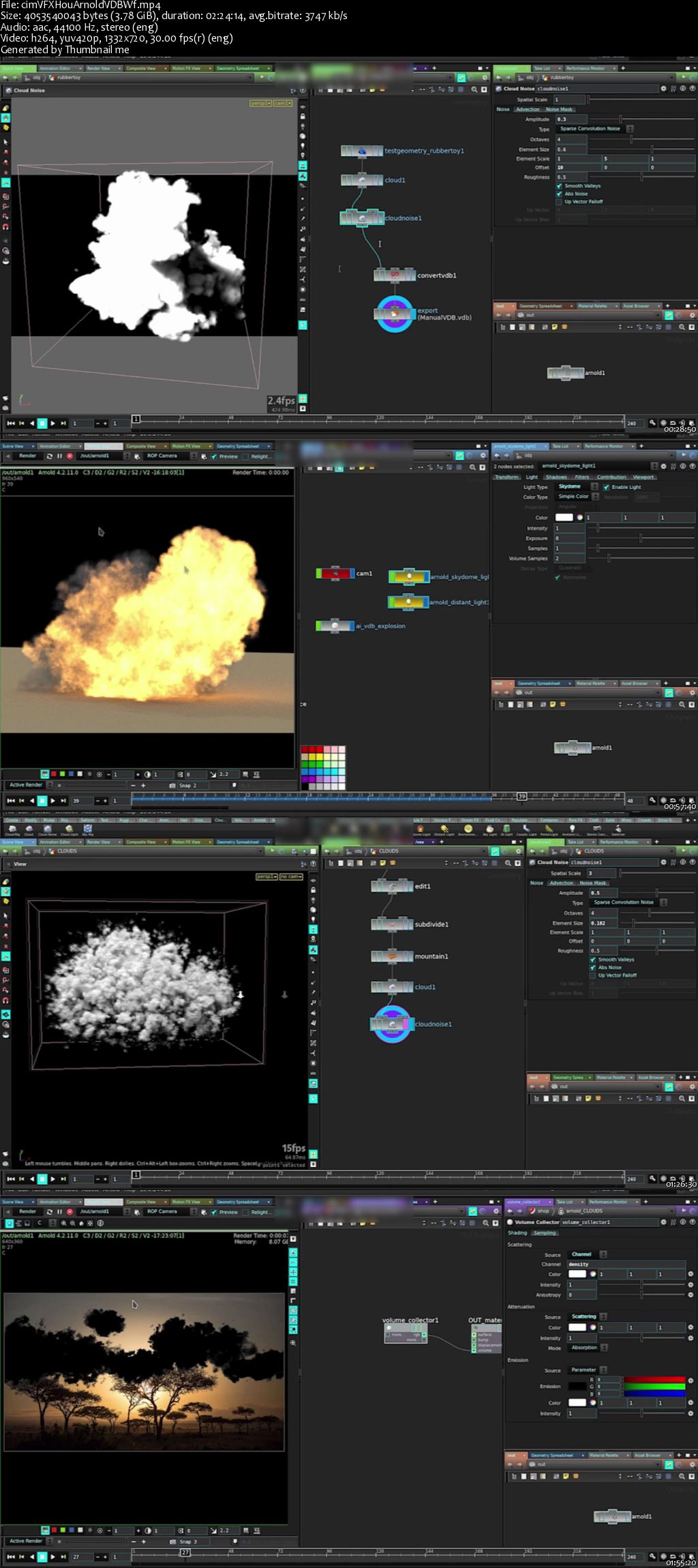 Houdini Arnold VDB Workflow