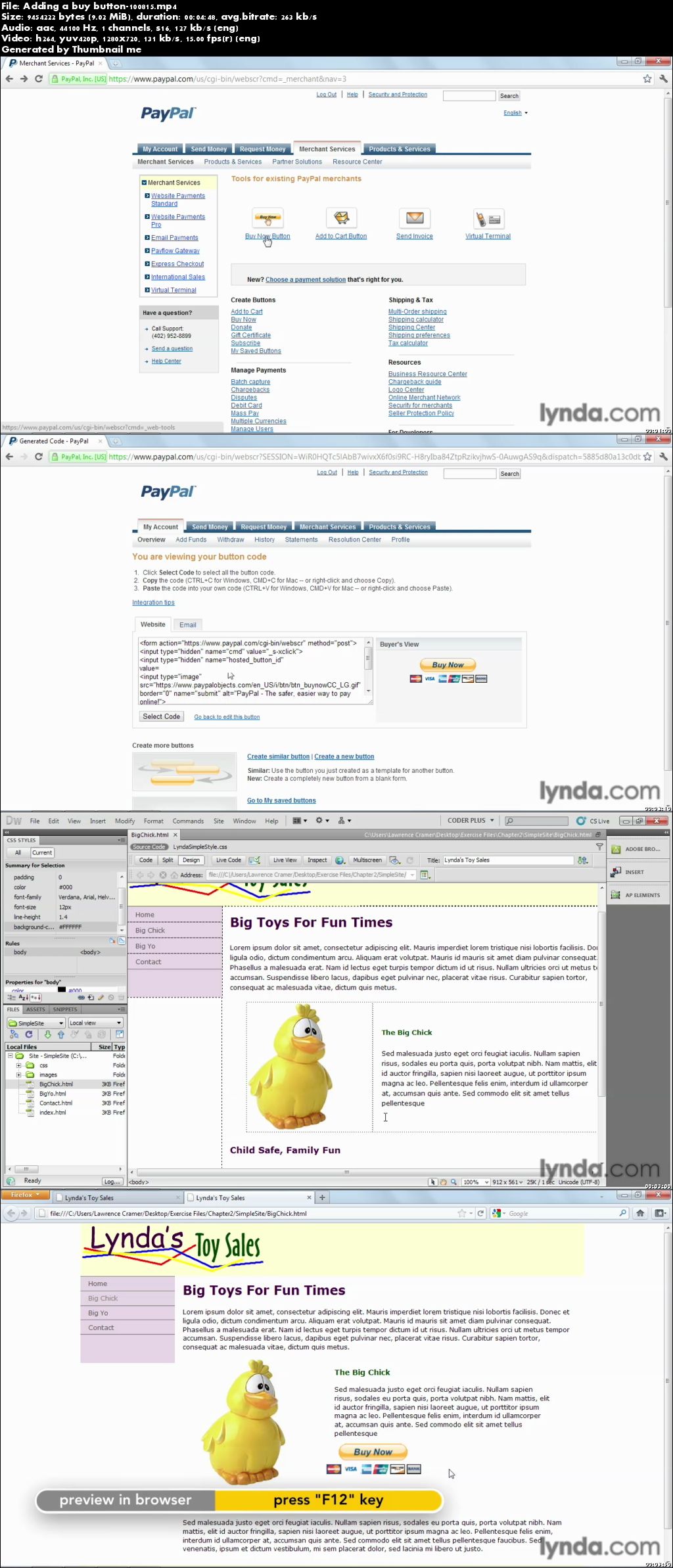 Lynda - Building an Ecommerce Web Site Using Dreamweaver with PHP (repost)