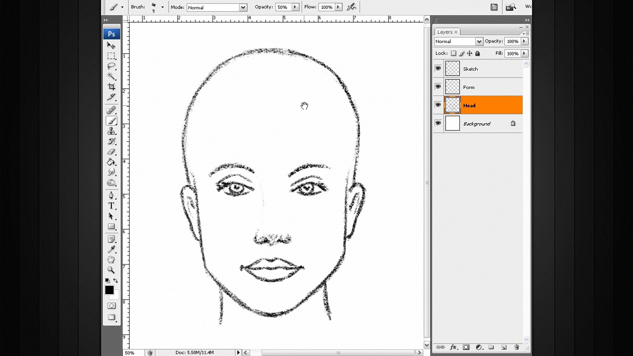 Dixxl Tuxxs - Drawing The Human Head + Project Files