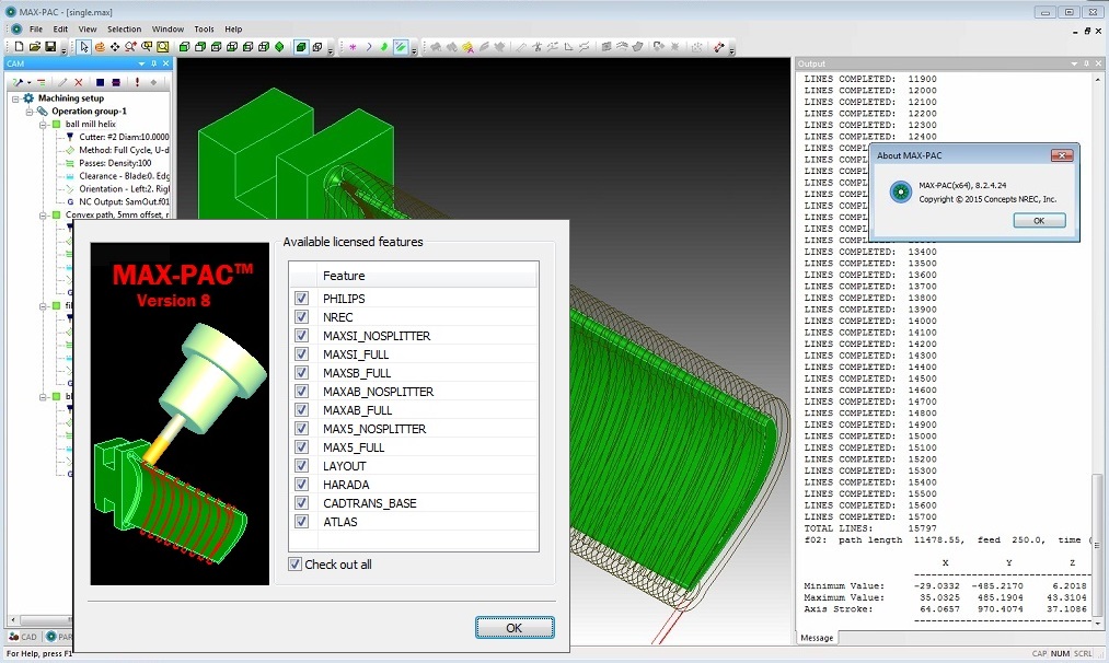 Concepts Nrec CAE/CAM 2015 Selected