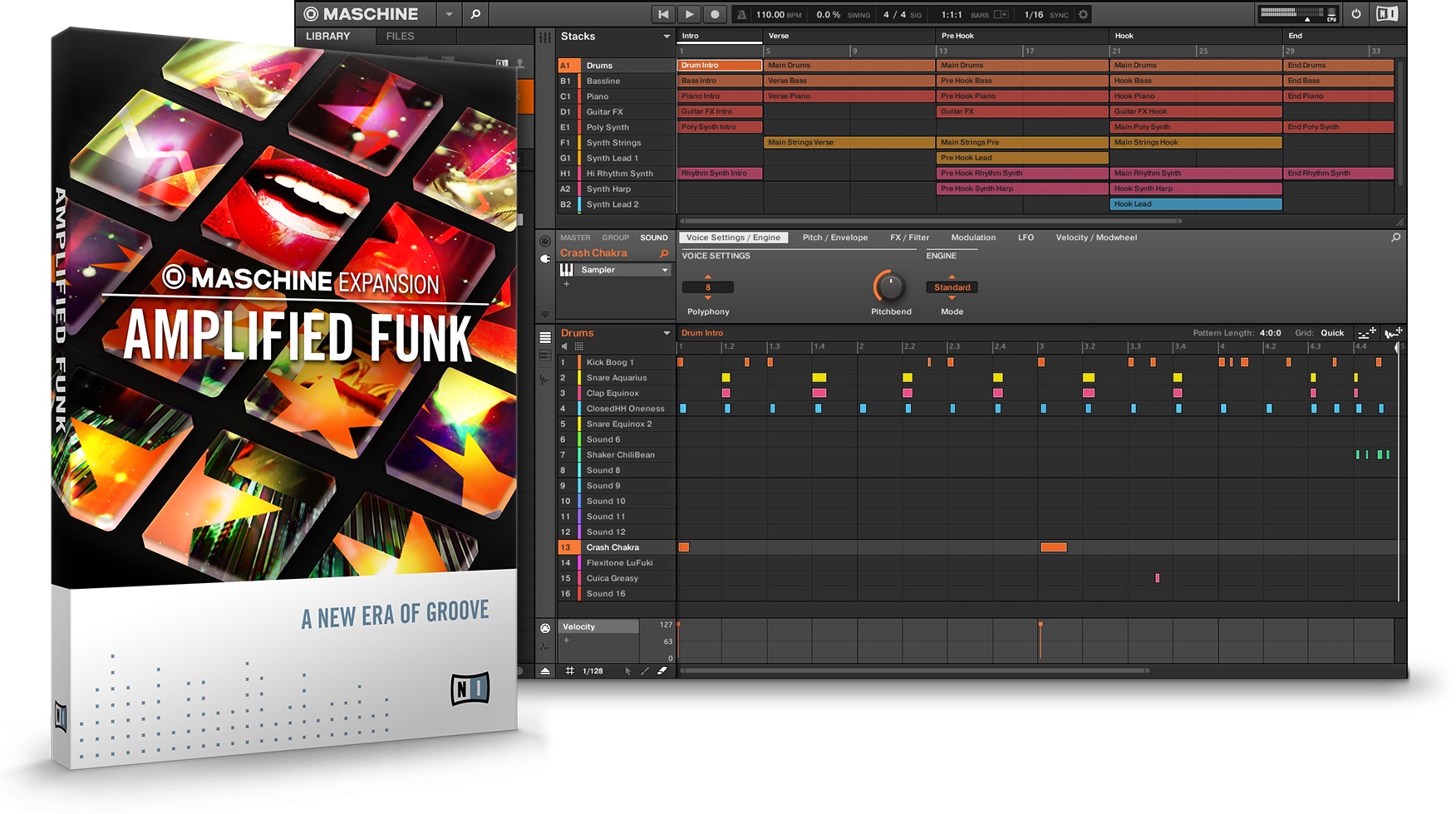 Native Instruments Maschine Expansion Amplified Funk v1.0.0 HYBRID