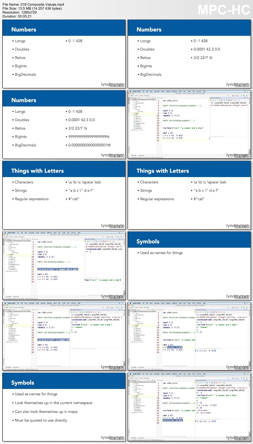 Lynda - Up and Running with Clojure