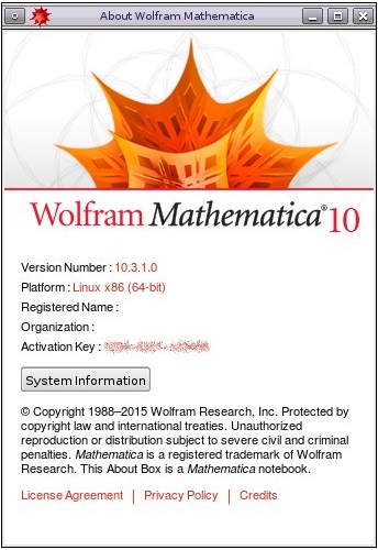 Wolfram Mathematica 10.3.1 Linux