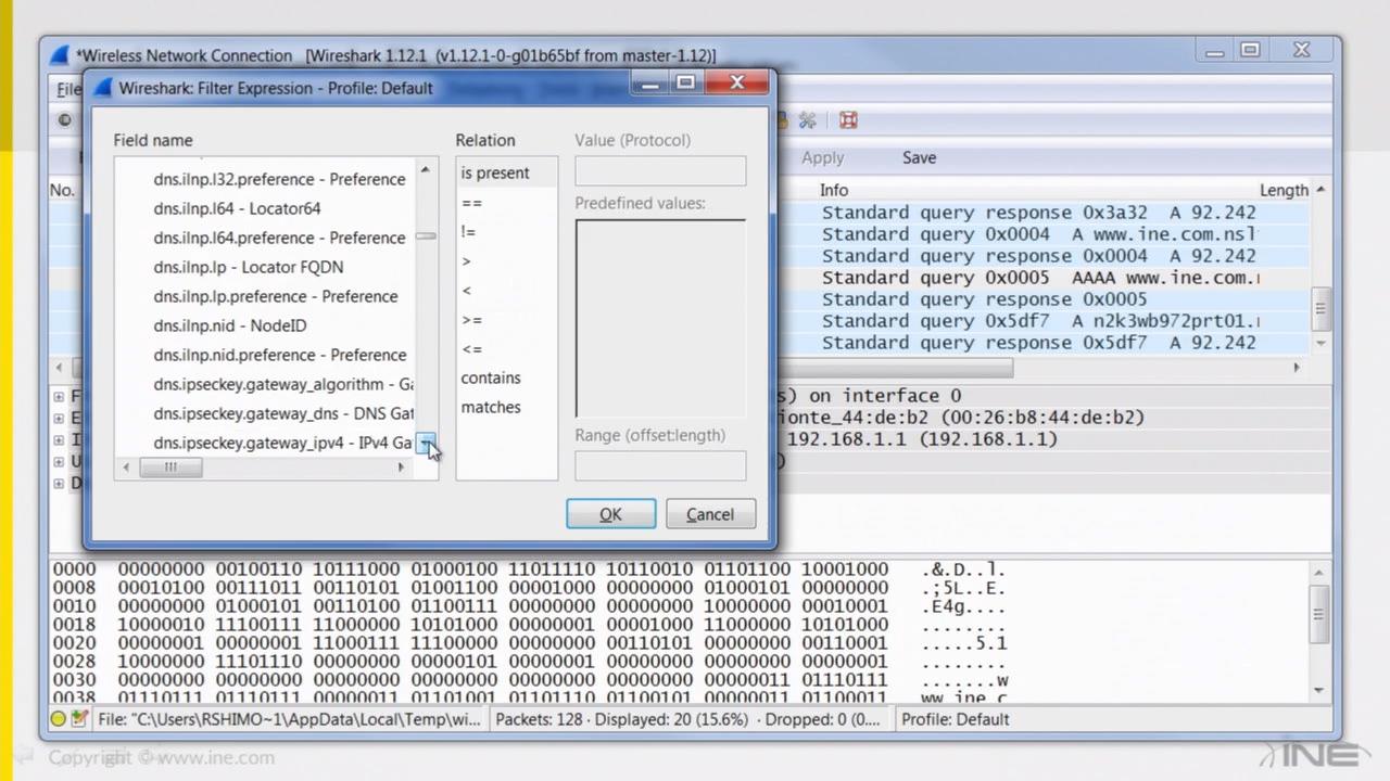 INE - Wireshark Advanced Technologies