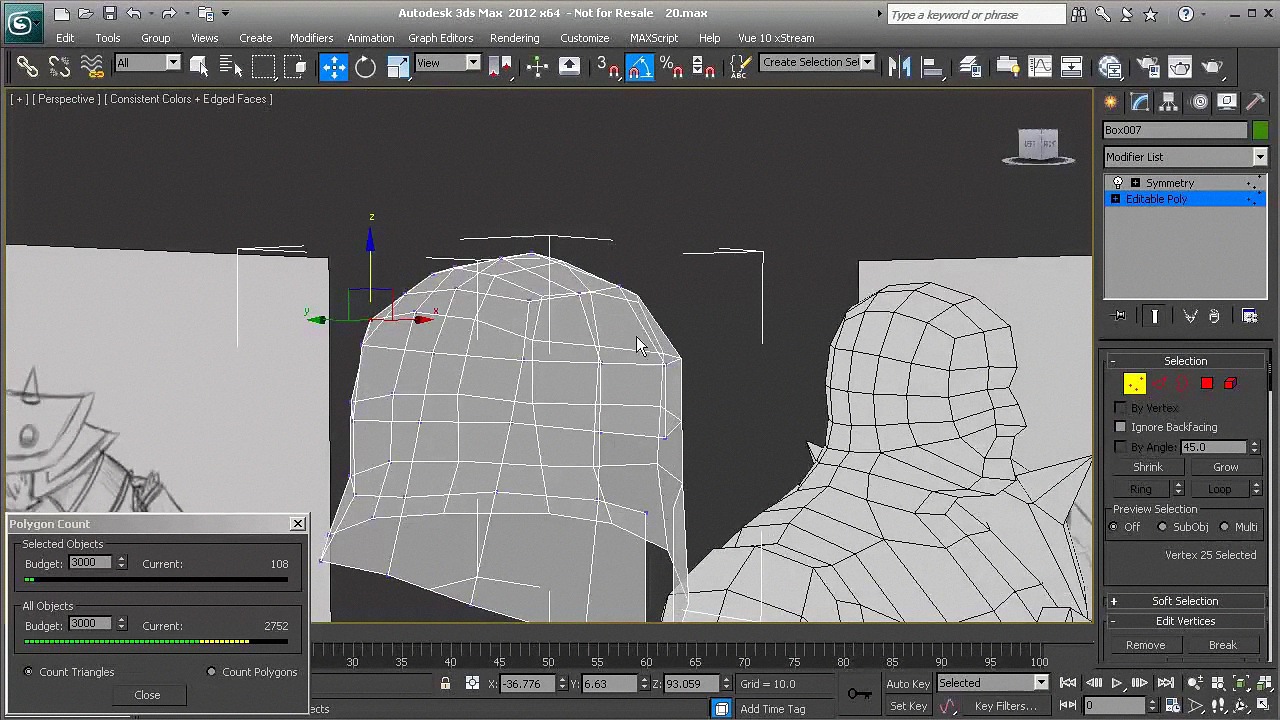 Modeling Low Polygon Game Characters in 3ds Max + Project Files [Repost]