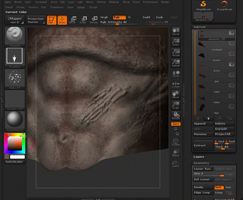 Dixxl Tuxxs - Texturing Next-Gen Characters in ZBrush + Project Files