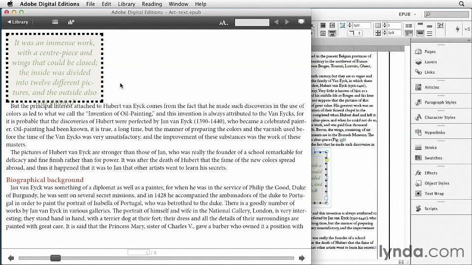 Lynda - InDesign CS6 to EPUB, Kindle, and iPad [Repost]