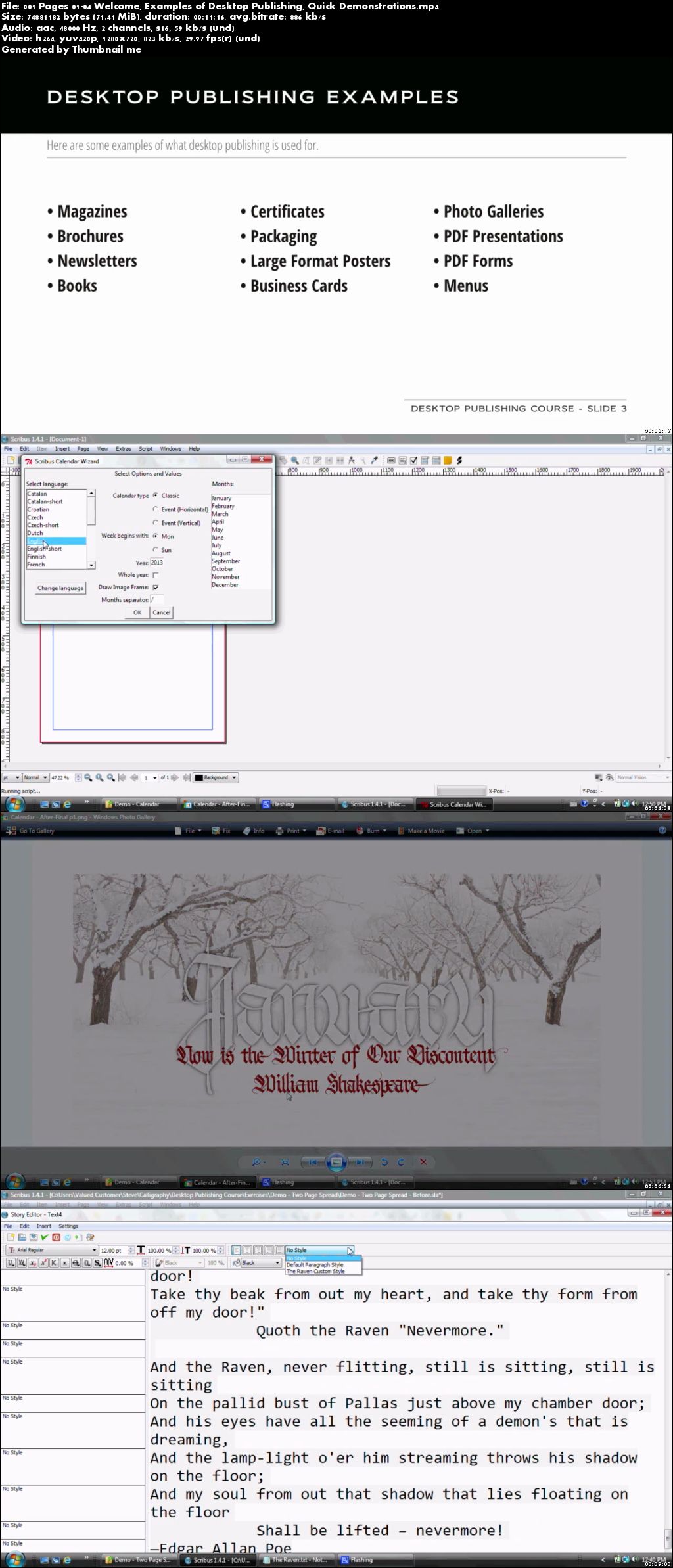 Desktop Publishing Using Scribus (like Adobe InDesign)