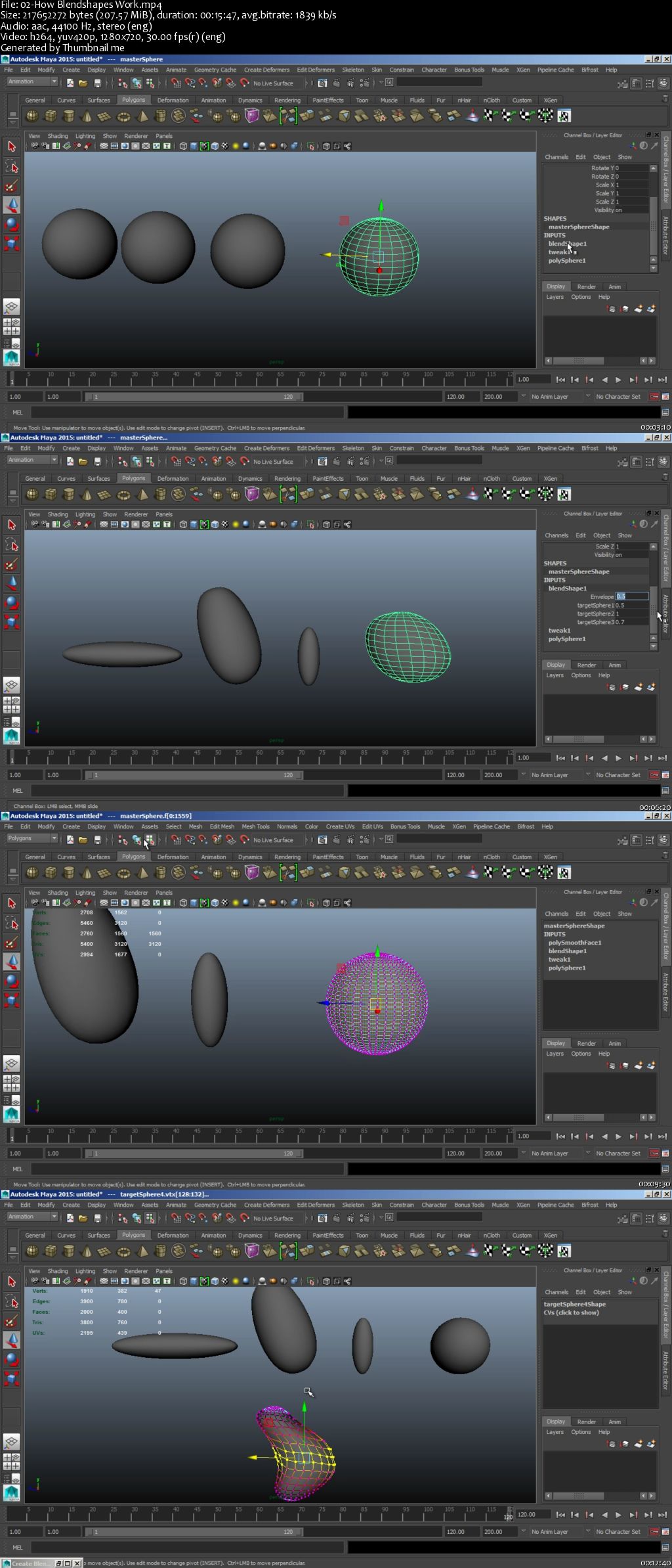 Introduction To Blendshapes in Maya