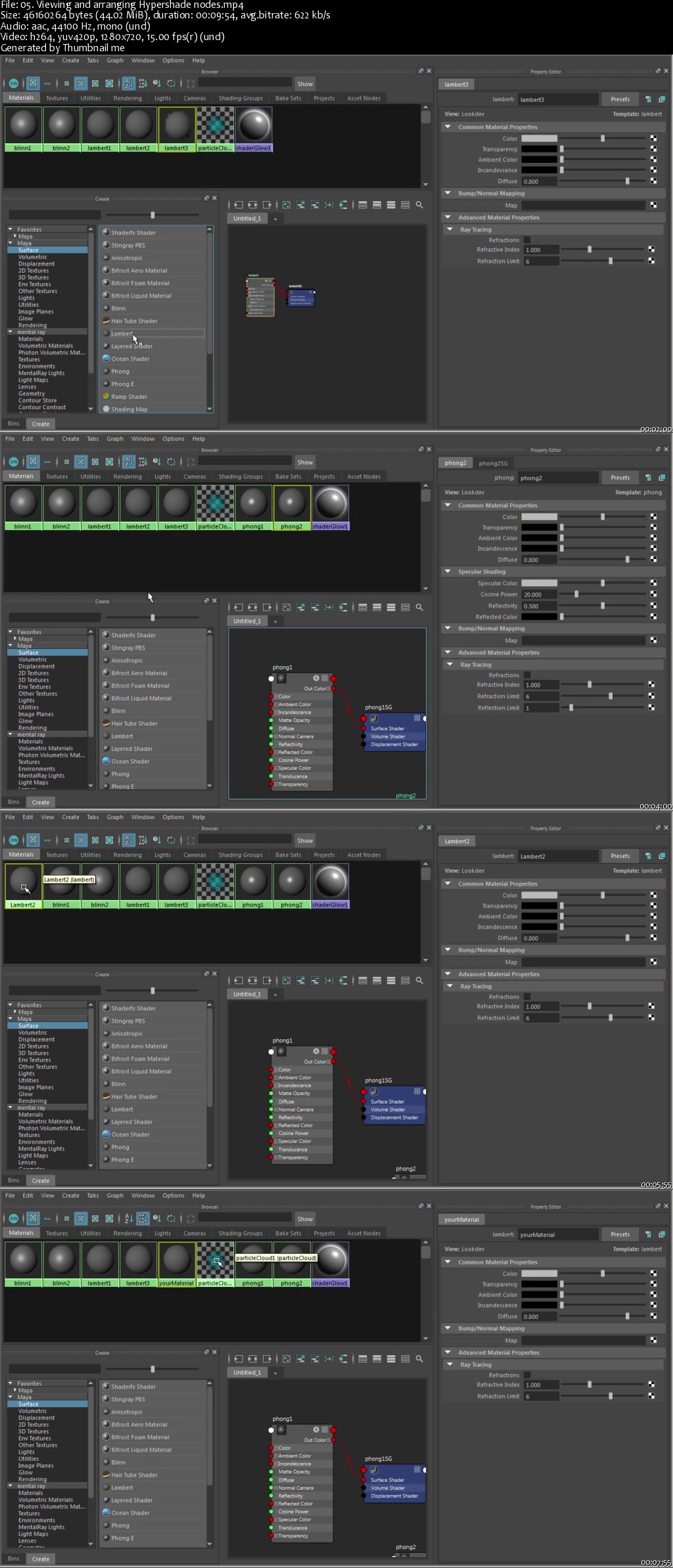 Introduction to Shading Networks in Maya