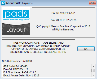 Mentor Graphics PADS VX.1.2 Standard