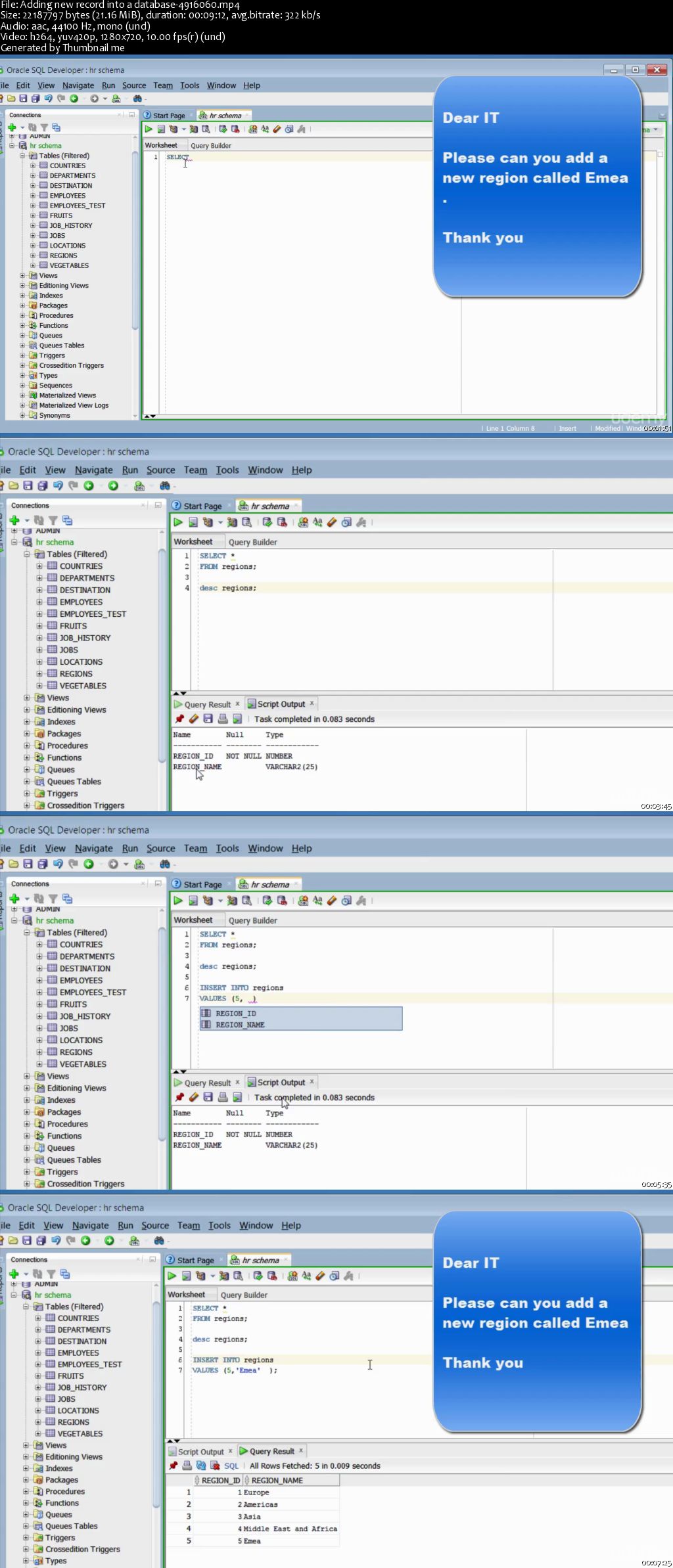 Learn Real world SQL Queries used on oracle Database